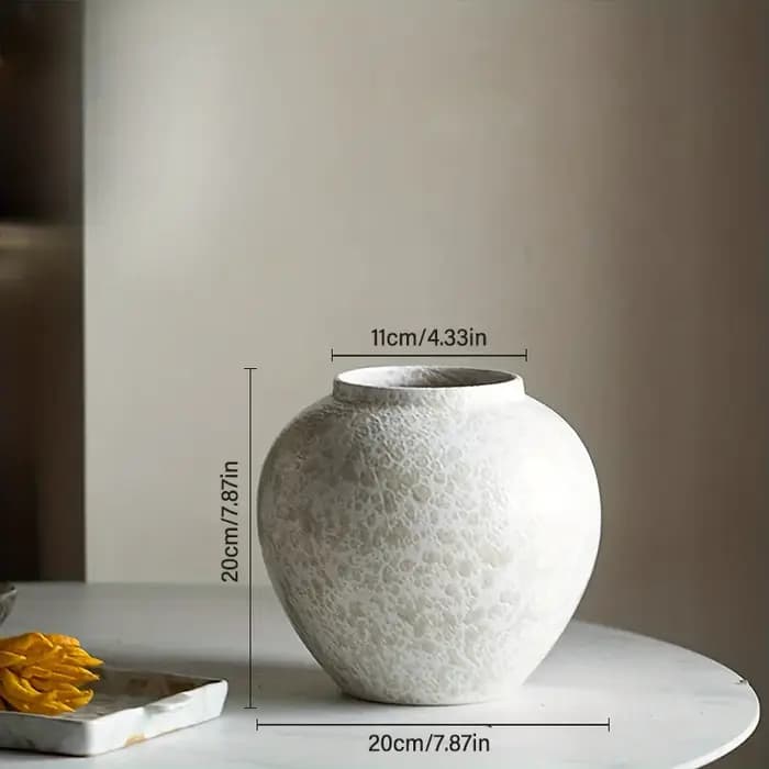 Grand vase en céramique élégant-pot décoratif