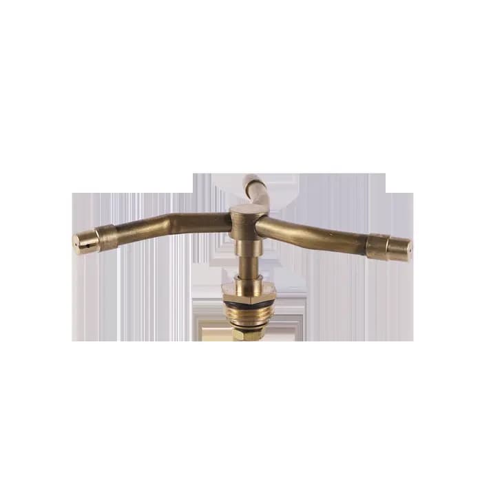 Buse rotative en laiton à 2/3/4 bras, arroseur rotatif automatique, buse d'arrosage pour pelouse