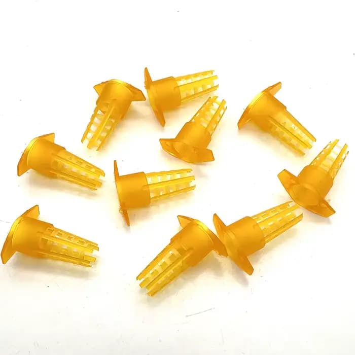 300 pièces outils pour l'apiculture Cages de protection cellulaire en plastique jaune abeille reine