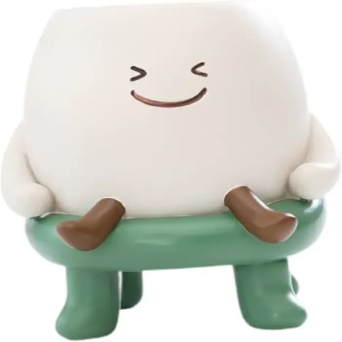 Pot à Cactus 9x10cm, Jardinière Mignonne, Jardinière Élégante avec Jambes Souriantes, Mini Pots en R