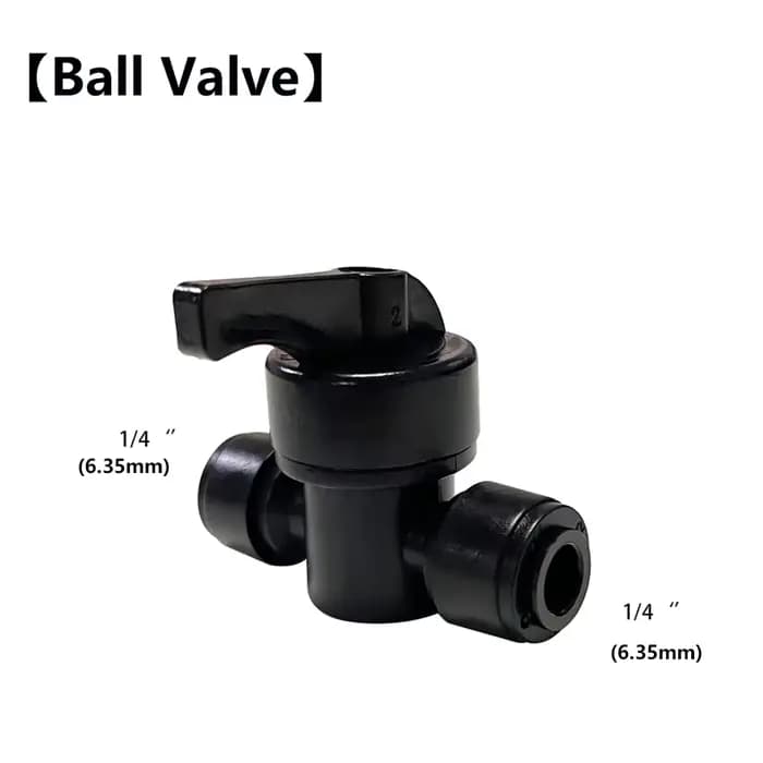 1/4 pousser pour connecter le système de brumisation de jardin extérieur Joint raccord en T coude co