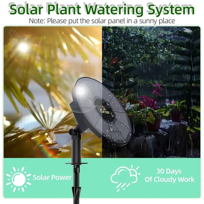 Système d'irrigation goutte-à-goutte solaire, système d'arrosage automatique avec modes de minuterie