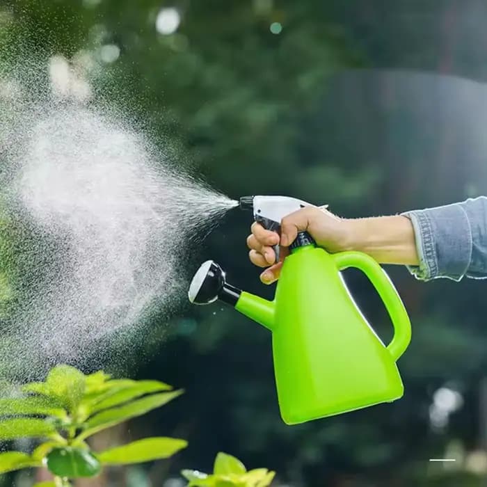Arrosoir en plastique pour plantes de jardin d'intérieur, pulvérisateur réglable, bouilloire à eau à