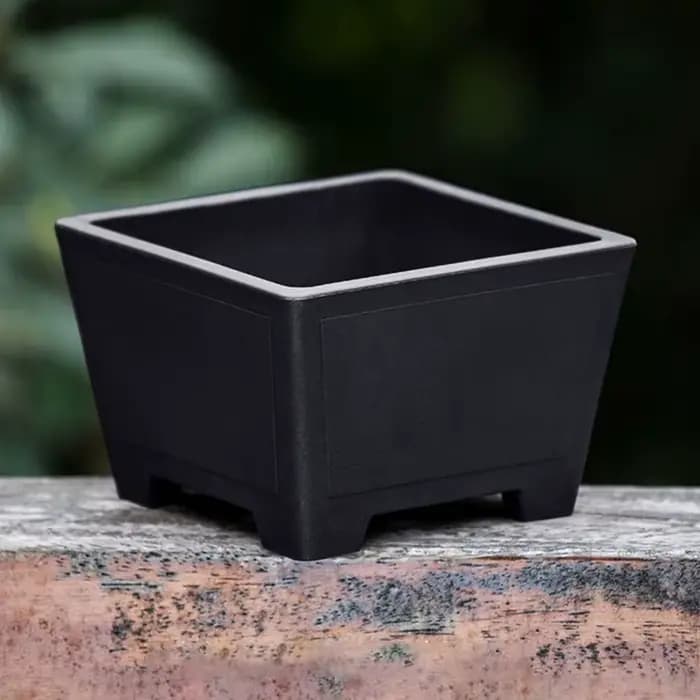 Pot de fleur en argile violette, simple et coloré, pour plantes succulentes, bonsaï, optique durable, support pour jardinage