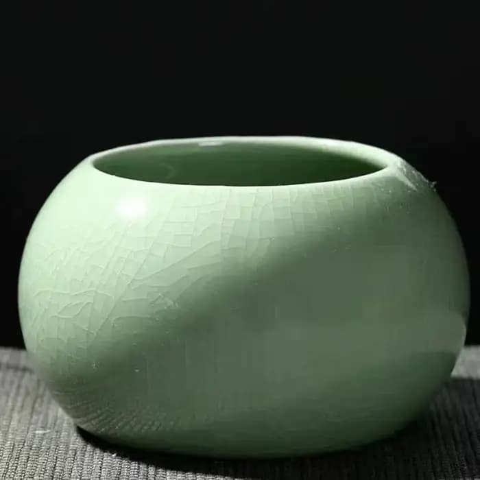 Geyao – Pot de plantes succulentes rond fait à la main