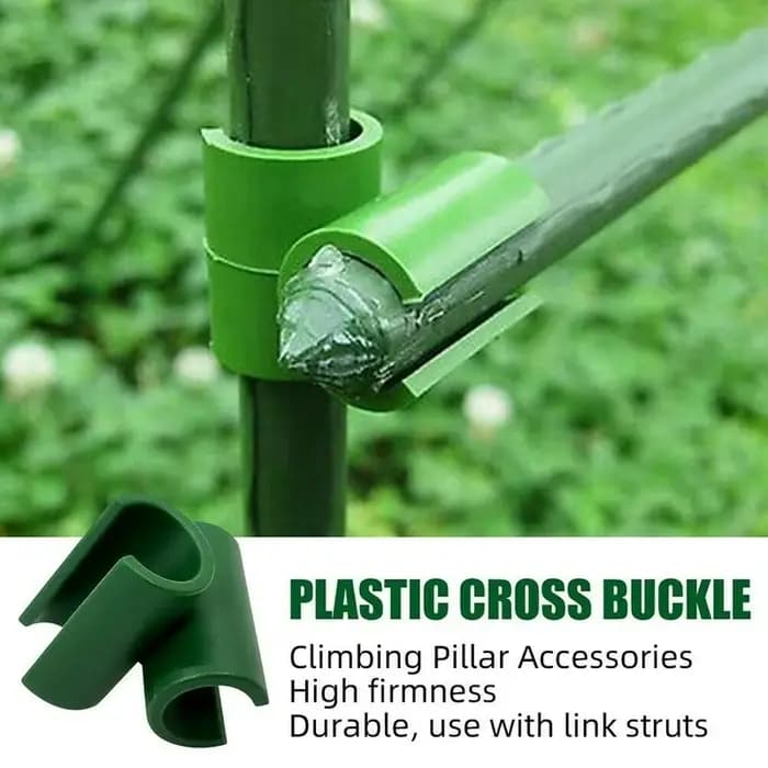 Supports pour plantes, 10 pièces, clip croisé, fournitures de croissance des plantes, piquets de gre