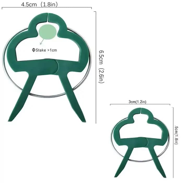 Clips fixes pour plantes, Support de serre de jardin réutilisable pour plantes fixes, vigne, fleur,