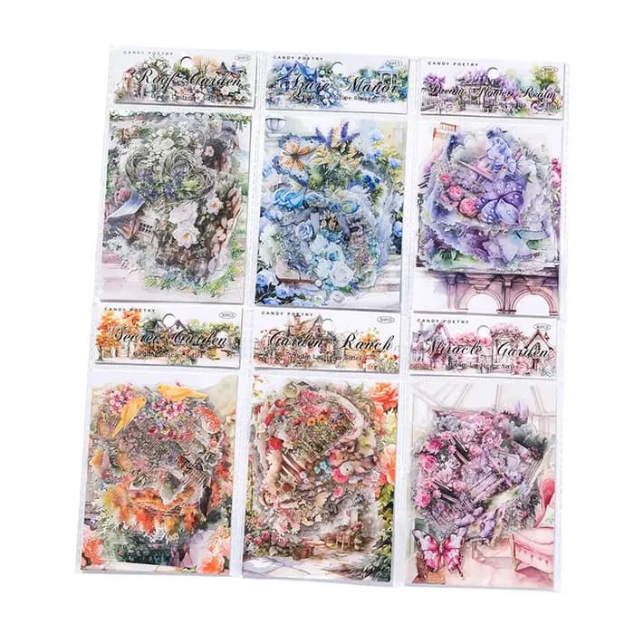 Lot de 30 autocollants paysagers pour jardin