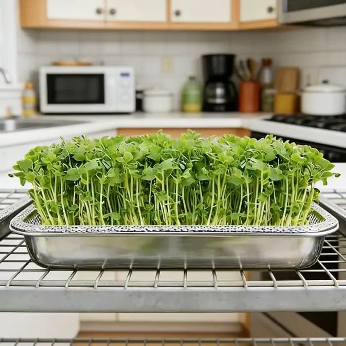 Bac de germination réutilisable en acier inoxydable pour la culture hydroponique intérieure - pour l