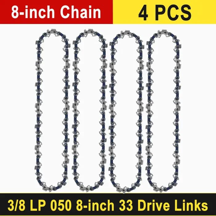 8 pouces 3/8 "LP scie électrique 33 maillons d'entraînement chaînes de tronçonneuse lame