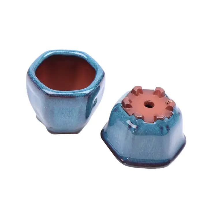 Mini pots de plantes avec trous, pot de fleurs bonsaï de style chinois, jardinière de jardin, artisa