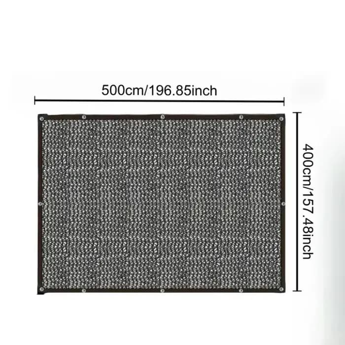 Filet pare-soleil noir, couverture de serre de plantes, clôture en maille, écran de confidentialité,