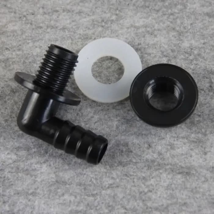 Connecteur de proximité de tuyau de poisson d'aquarium multi-barbe, coude précieux d'eau, raccord de