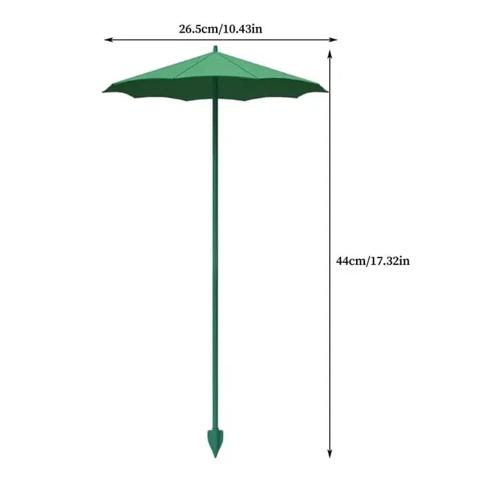 Parasol pour plantes en pot, 3 pièces, protection solaire UV, pour semis et légumes