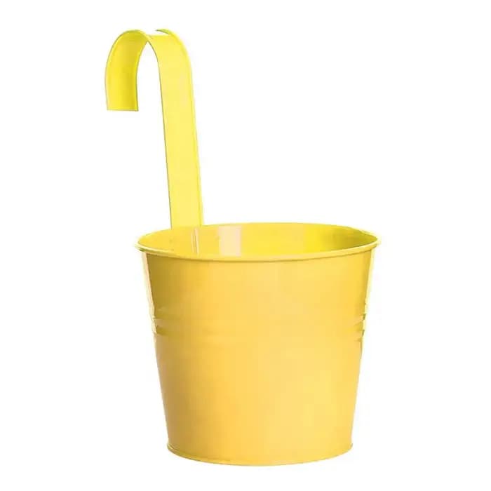 Pot de fleur suspendu en fer de Style naturel robuste