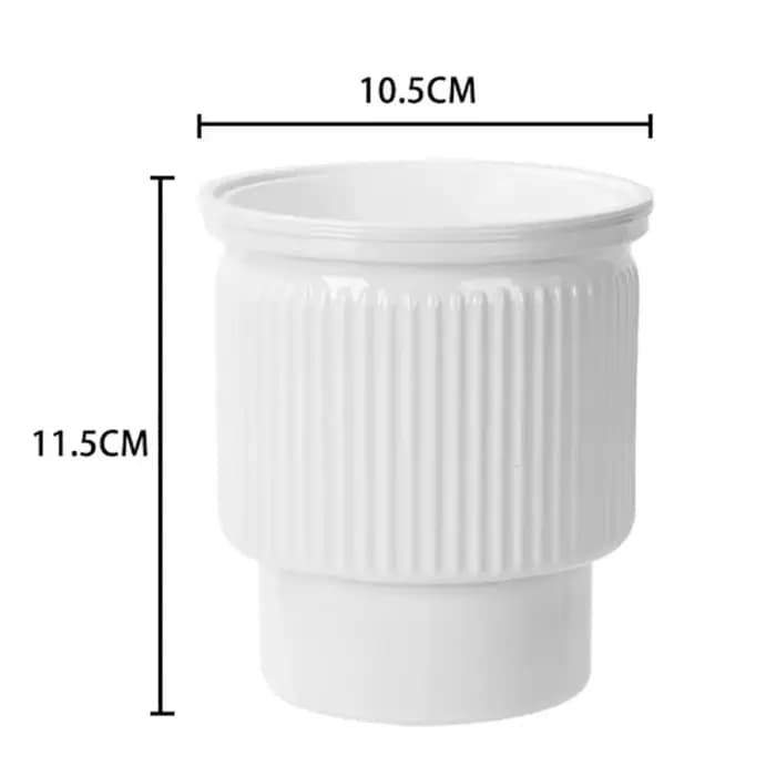 Pot de plantes hydroponiques auto-arrosant de luxe léger, en plastique, amovible, vase de table
