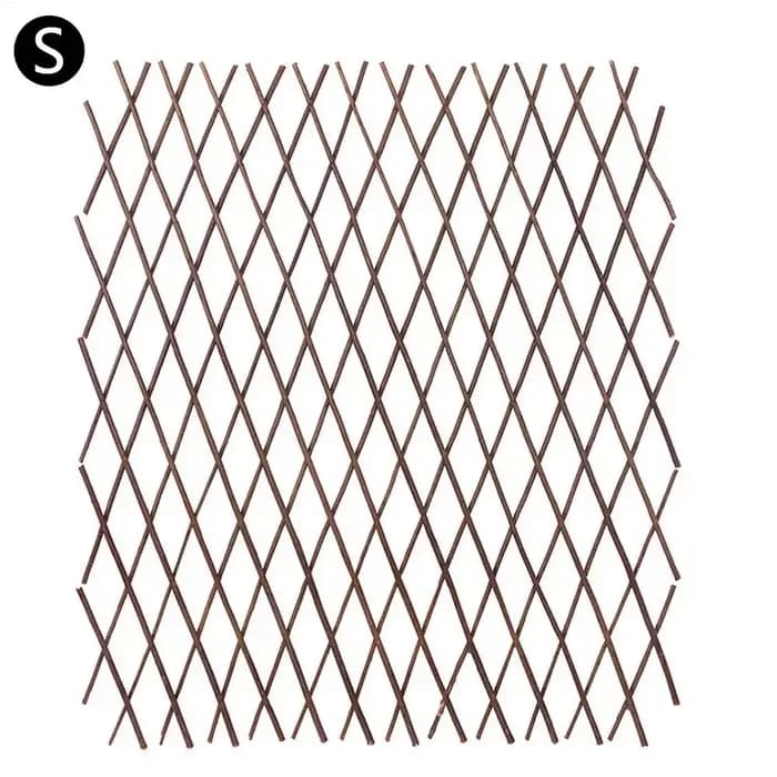 Clôture en bois rétractable Durable pour plantes, cadre d'escalade, support de décoration en treilli