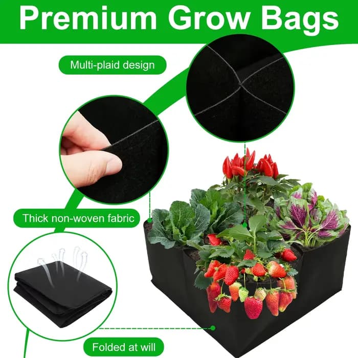 Sac de plantation de jardin avec conception multi-grille