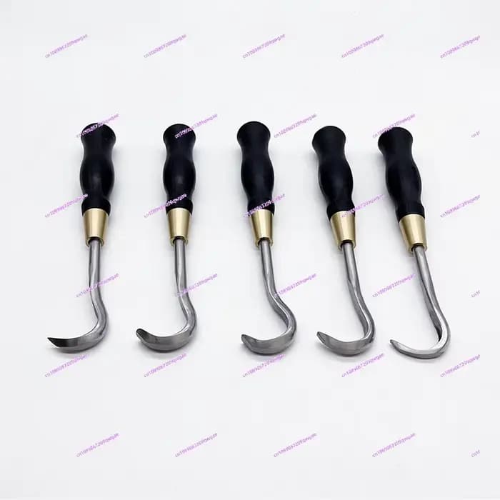 Ensemble d'outils de gravure de bonsaï | Couteau à crochet brossé pour la modélisation des bonsaï