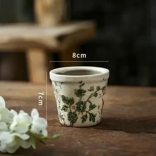 Pot de plante hydroponique simple et rétro nordique, orchidée de jardin fraîche et créative, plantes