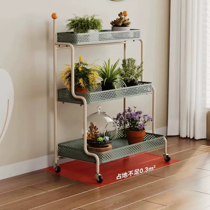 Support de présentation pour plantes d'extérieur en forme de rose, support d'angle Kawaii pour pots de fleurs, étagères de jardin, meuble de balcon
