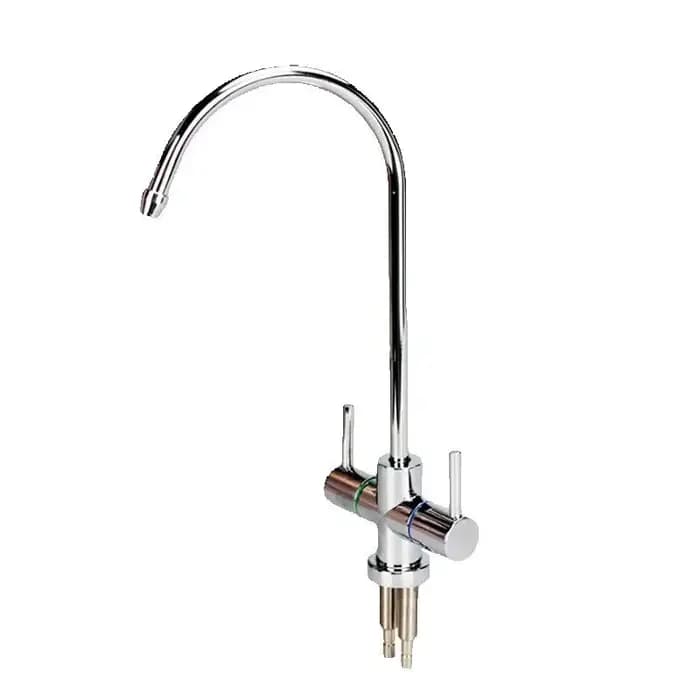 Ensemble de robinets à Double sortie en acier inoxydable, purificateur d'eau, robinet de cuisine RO,