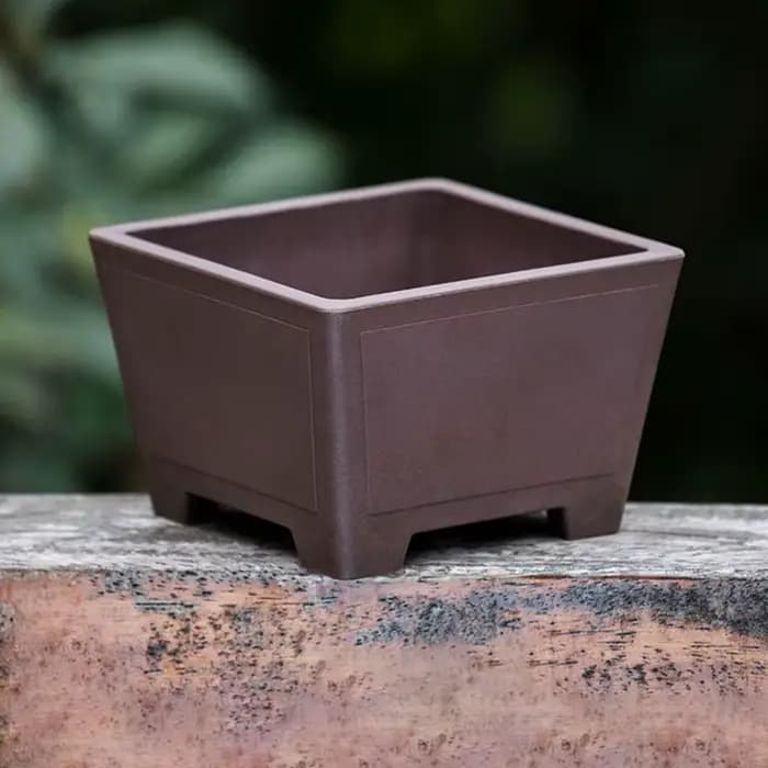 Pot de fleurs créatif en plastique épais et coloré