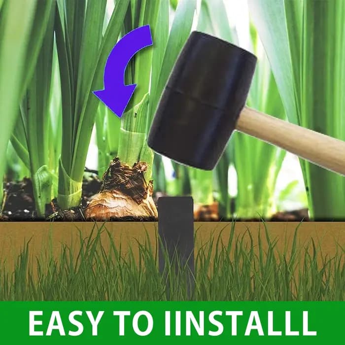10 pièces jardin tondeuse à gazon cheville limite clou en plastique pelouse bordure piquet paysage b