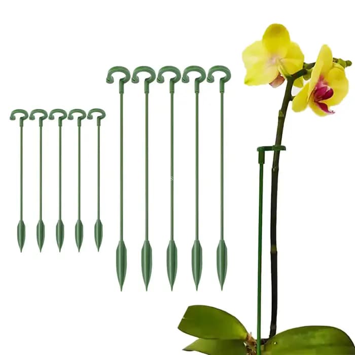 Supports de plantes en forme de papillons, orchidées, succulentes, fleurs, légumes, 5/10 pièces, tig
