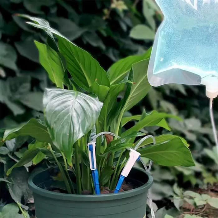 Sac d'arrosage automatique réglable pour jardinage, capacité de 5,2 L, système d'irrigation pour pla