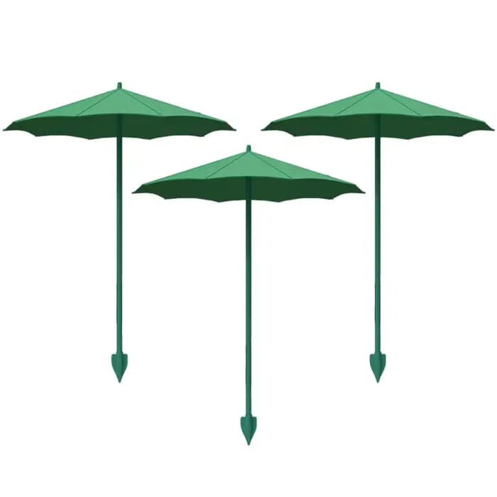 Parasols pour plantes, 3 pièces, protection solaire pour semis, protection UV, abris pour plantes pour jardiniers, balcon, légumes, semis