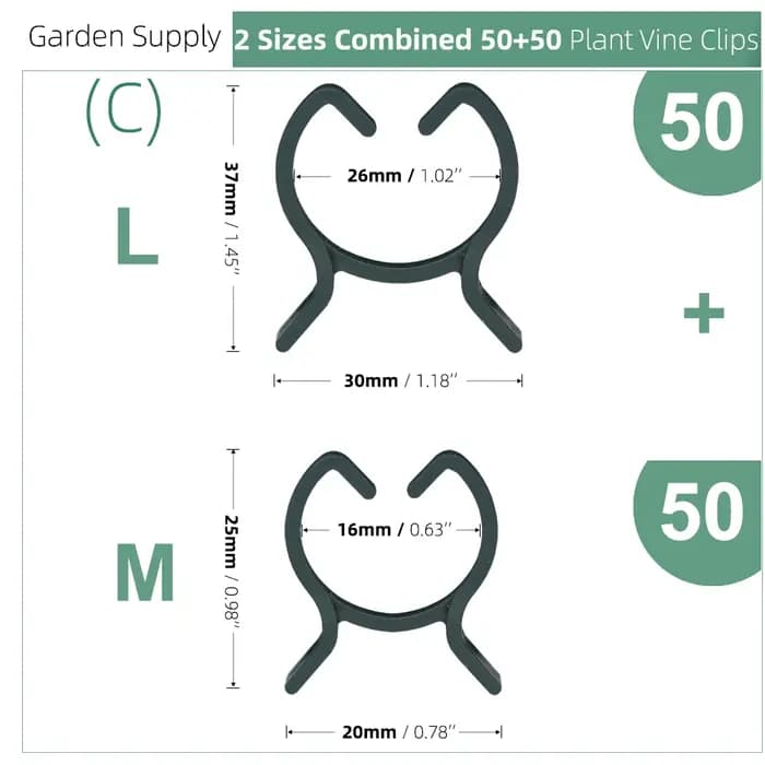 Pinces de Support pour plantes de jardin