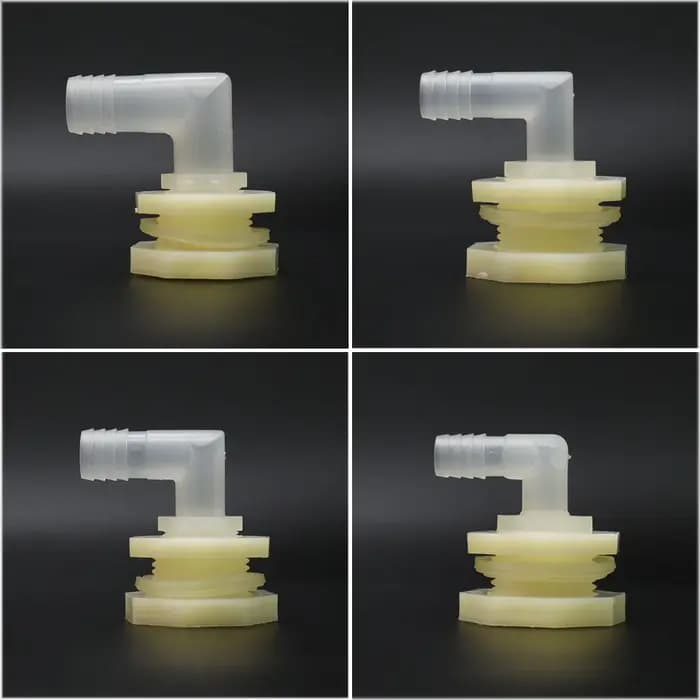 Connecteur de coude de Tube à eau, filetage mâle à 6 // 8/10/12/14/16/18/19mm, raccord de coupleur à