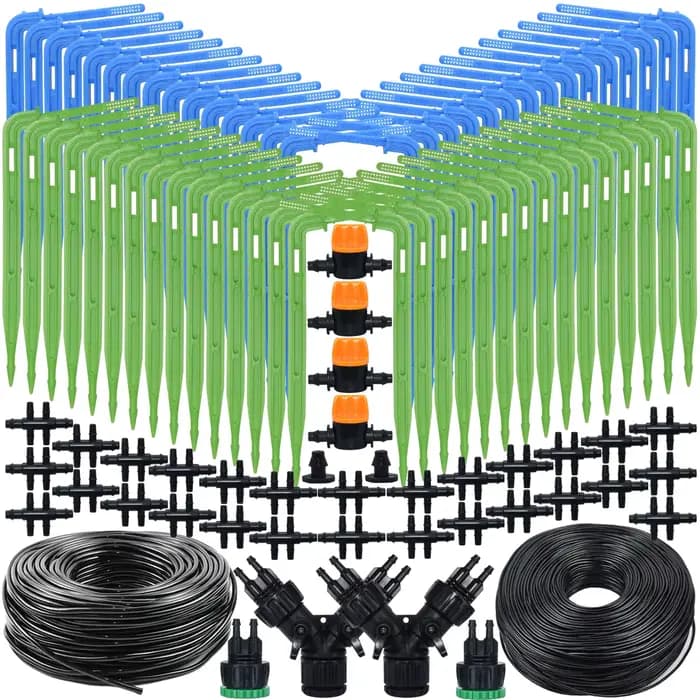 SPRINCLE-Système d'irrigation goutte-à-goutte à coude vert pour bonsaï en pot, tuyau d'arrosage auto
