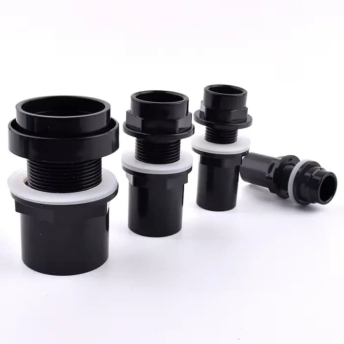 I.D 20 ~ 50mm tuyau en PVC noir Aquarium épaissir connecteur de réservoir de poisson réservoir d'eau