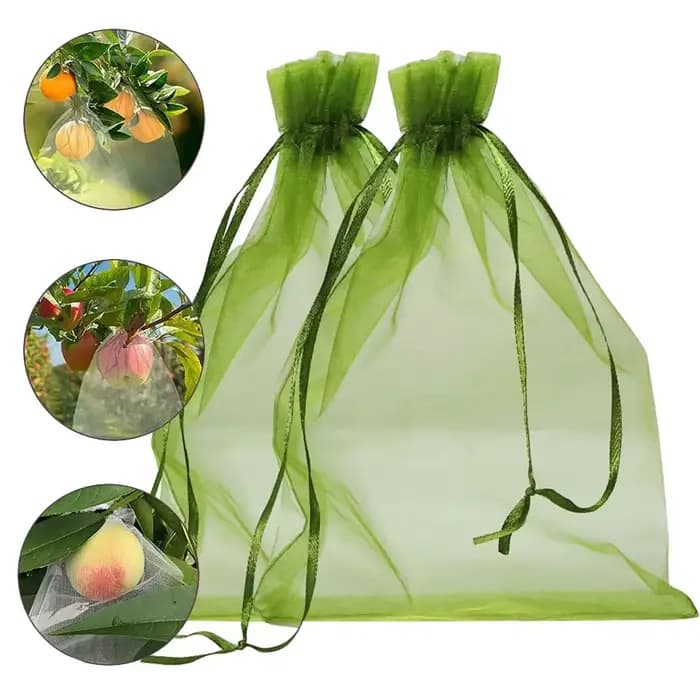 Sacs de Protection des fruits, 100 pièces, filet antiparasitaire, sacs de raisin Anti-oiseau, filet