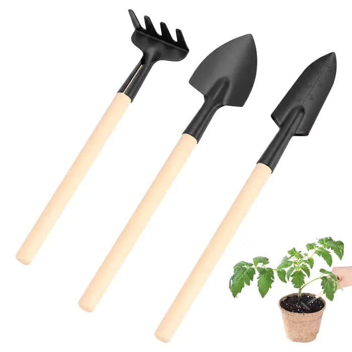 Ensemble de 3 mini-outils de jardinage portables
