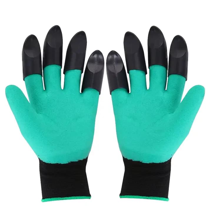 Gants en caoutchouc de jardin en plastique ABS
