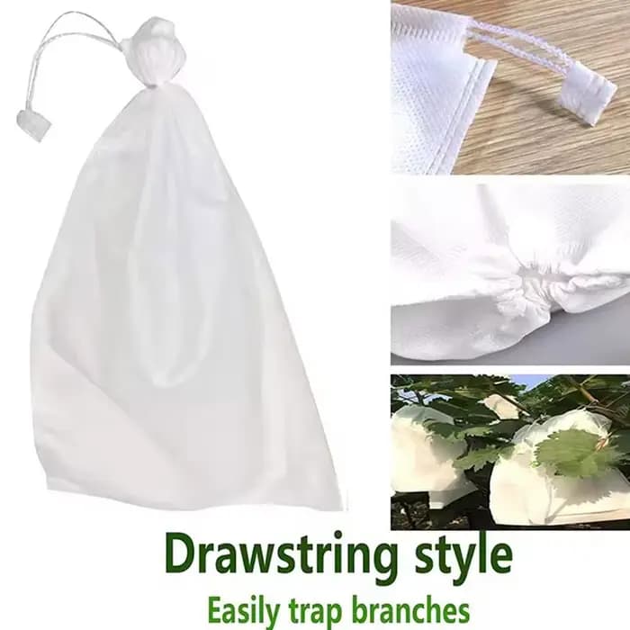 Sacs de protection pour fruits avec cordon de serrage, filet respirant en maille, protection contre