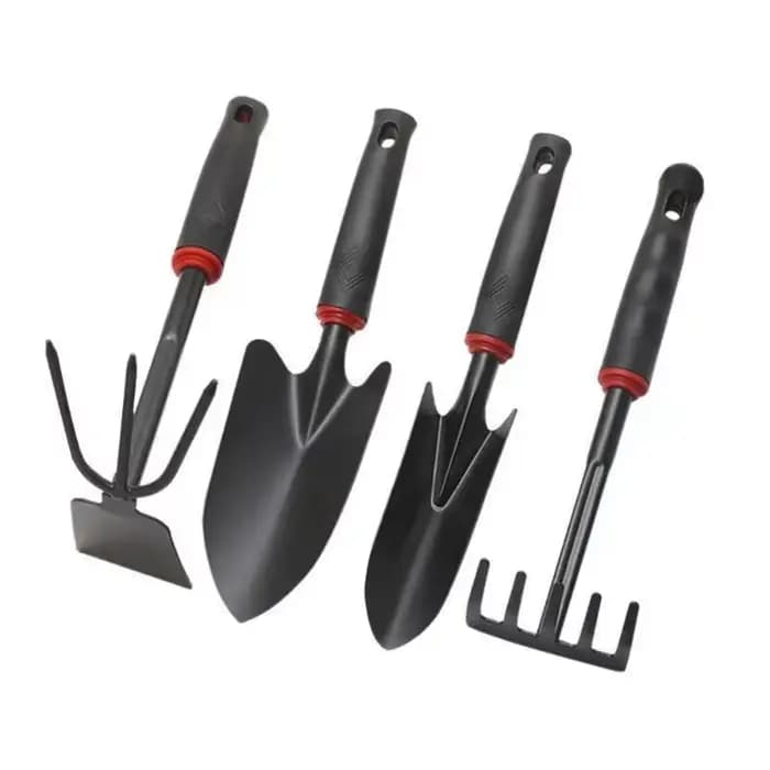 Ensemble de 4 mini-outils de jardinage avec truelle