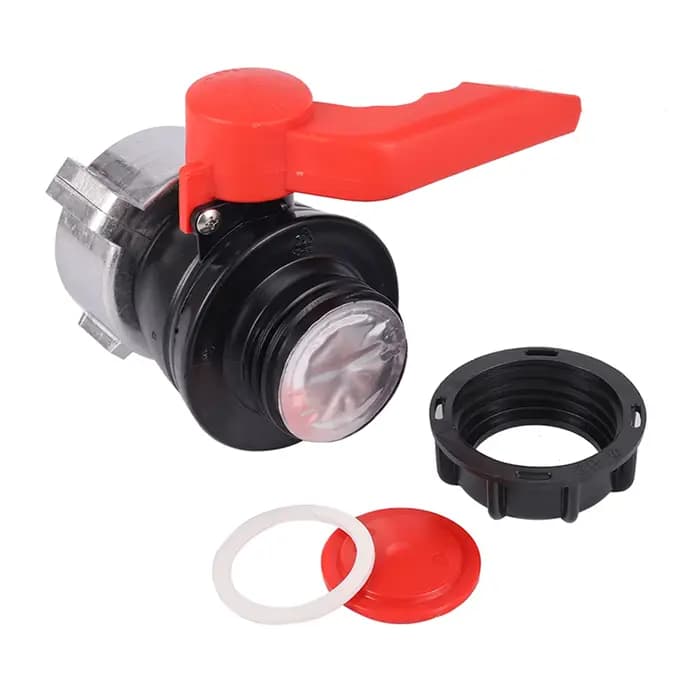 Vanne à bille à filetage grossier 62/75/ 80mm à 60mm, adaptateur de Support de réservoir IBC, adapta
