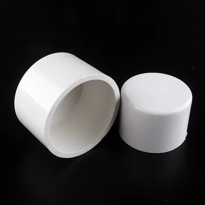 Connecteur d'extrémité de tuyau d'alimentation en eau PVC, taille 20 ~ 50mm, raccords de bouchon d'e