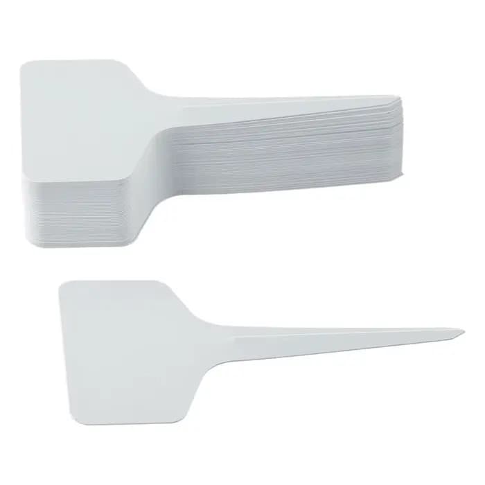 Marqueurs d'étiquettes pour plantes de Type T, 50 pièces, en PVC, pour Classification des plantes de