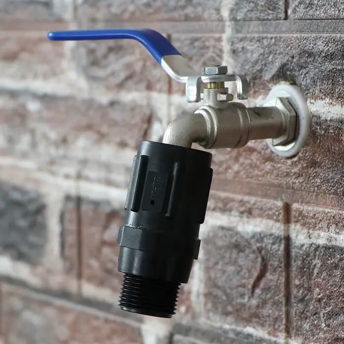 Brûleur à pression préréglée, raccords de système d'irrigation, eau entrante, arrosage de jardin, fi