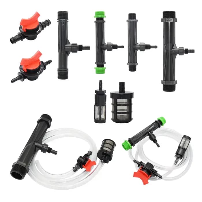 Tube d'irrigation Venturi 1/2 "3/4" 1 "1.5 "filetage Agriculture Venturi engrais injecteur ferme fer