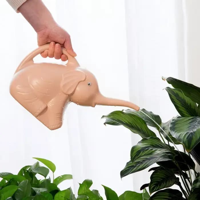 Arrosoir en Forme d'Éléphant pour user inage, Bouteille d'Eau pour Plantes et Fleurs Succulentes