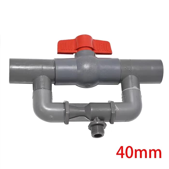 Injecteurs de Navigateur Venturi existent, 32/40/50/63mm, Dispositif de Tube d'Eau avec Filtre et Jo