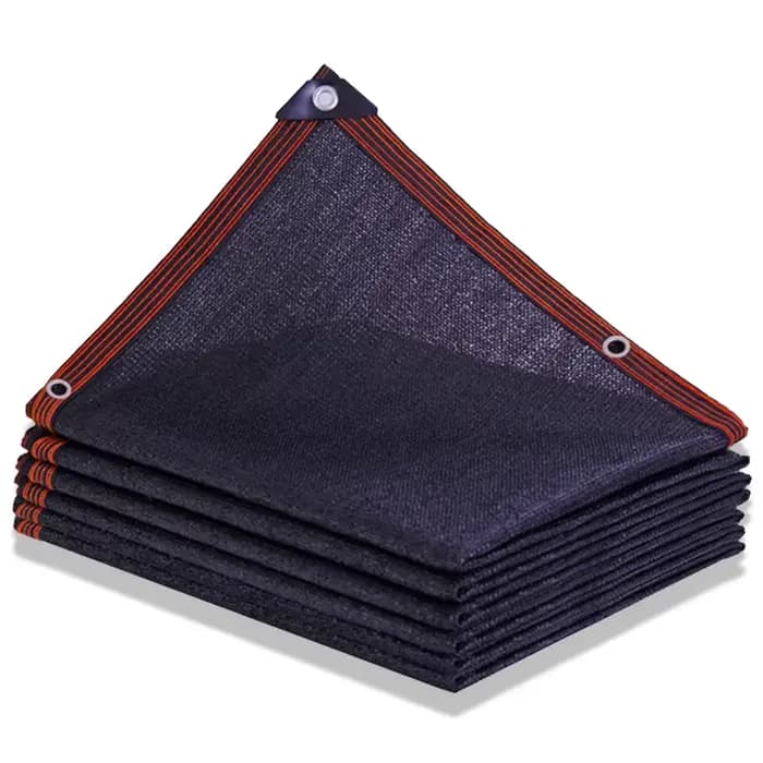 Filet pare-soleil 6 ou 12 ailettes, noir, vert, bleu, anti-UV, en HDPE, pour jardin, plantes succule