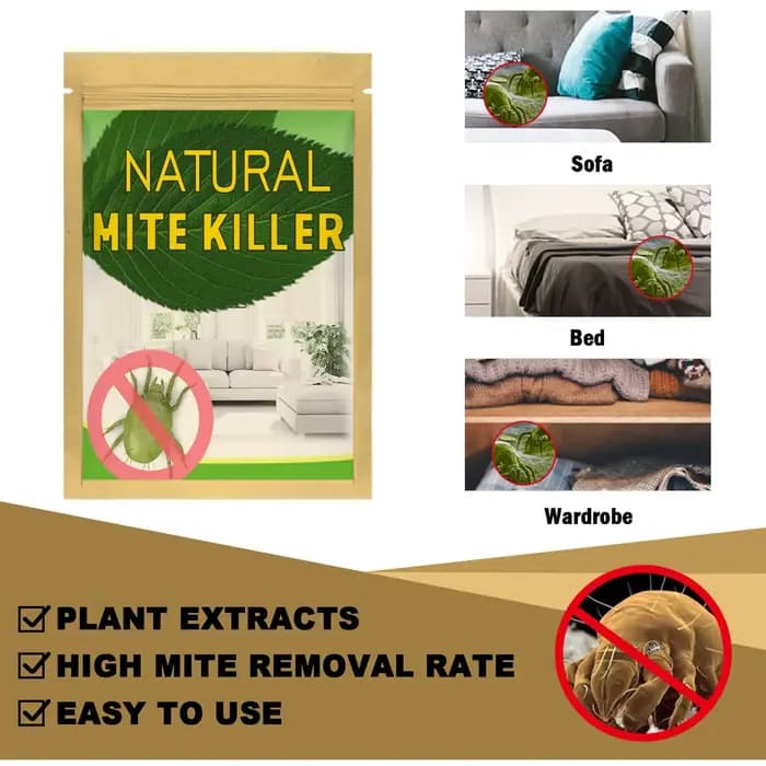 Acaricide naturel anti-acariens à base d'extraits végétaux