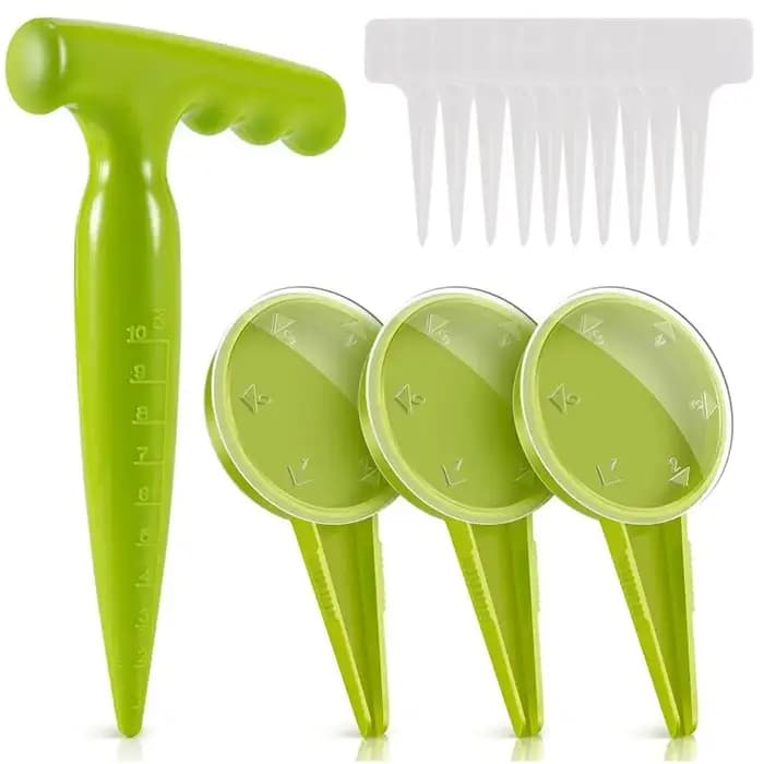 Kit de semoir de jardinage manuel multifonctionnel et réglable pour la maison